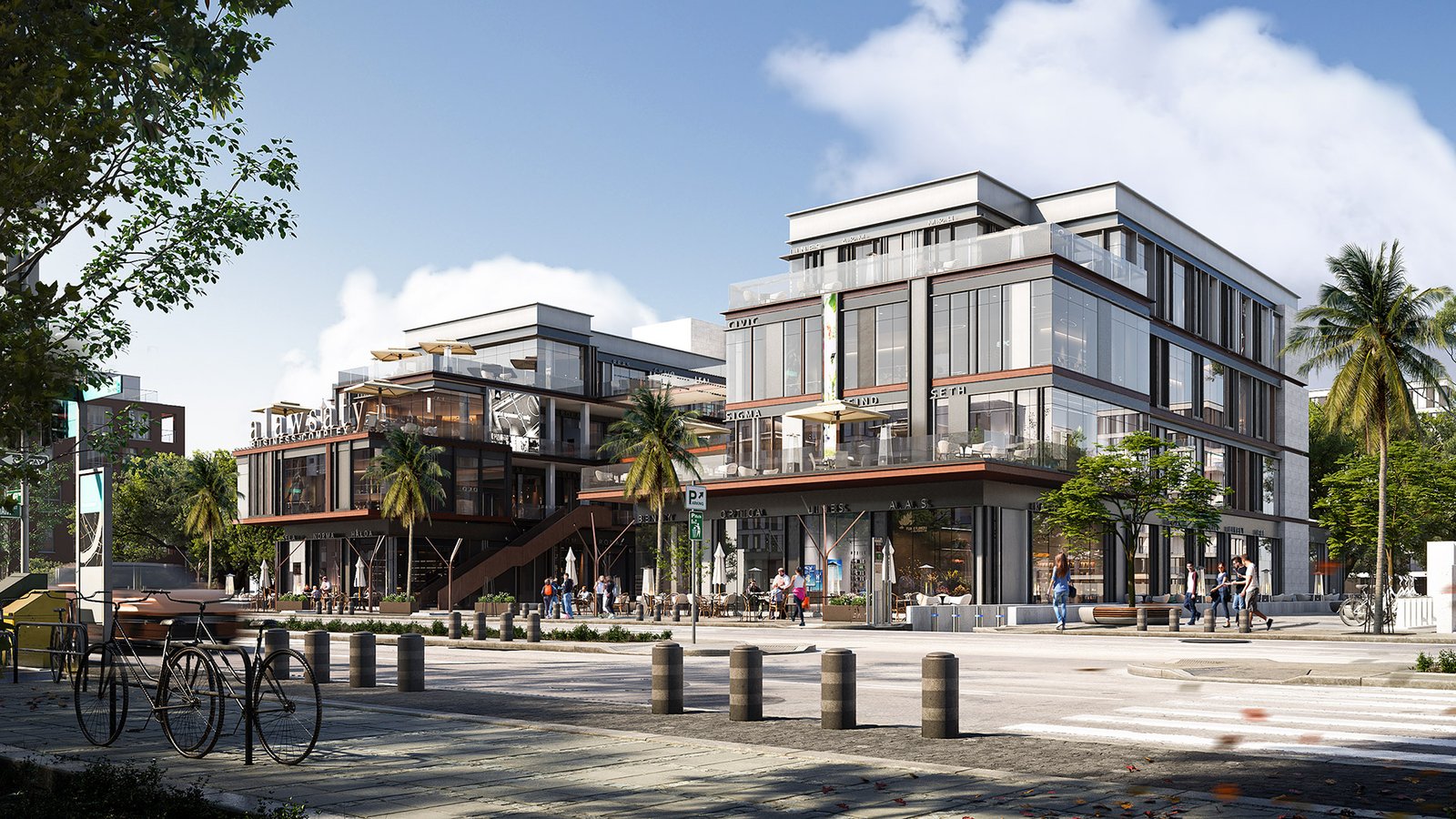Alawsaty Road Mall rendering